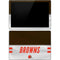 NFL Cleveland Browns White Striped Google Pixel Slate Skin